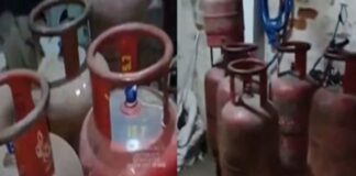 जनता के चूल्हे ठंडे, नेताजी का गोदाम गर्म! हापुड़ में सपा लीडर के घर से 55 गैस सिलेंडर बरामद